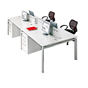 Double côtés bureau poste de travail pour <span class=keywords><strong>4</strong></span> personnes personnel utilisé ordinateur bureau - Product Image 1