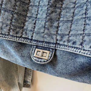 Bolso Bandolera Vaquero de Moda para Mujer, Bolso Bandolera de Gran Capacidad - Product Image 6