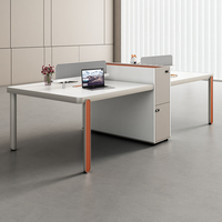 Escritorio de oficina ejecutivo E1 HFC de alta tecnología de lujo personalizado Escritorio de oficina de Gerente de lujo moderno Mesa de oficina ejecutiva Mesa de oficina