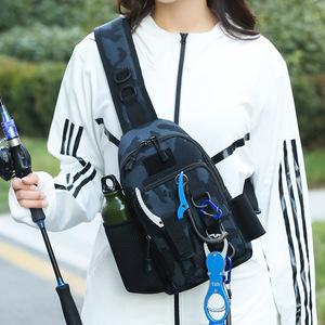 MasaWei - Bolsa de Pecho Táctica para Hombre, de Nailon, Multifuncional, para Correr al Aire Libre, Ciclismo, con Bolsillo para Botella de Agua - Product Image 4