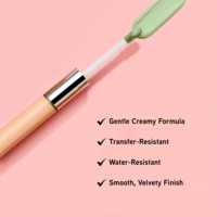 Crayon correcteur de maquillage double embout, logo personnalisé, lumière verte, neutralisant les cernes, les cicatrices, les imperfections, crème correctrice pour les yeux