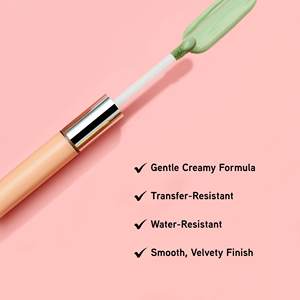 Crayon <span class=keywords><strong>correcteur</strong></span> de maquillage double embout, logo personnalisé, lumière verte, neutralisant les cernes, les cicatrices, les imperfections, crème correctrice pour les yeux - Product Image 2