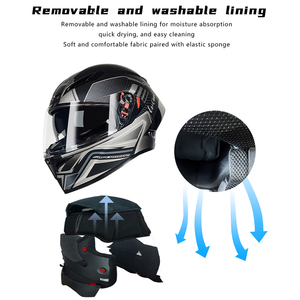 <span class=keywords><strong>Casque</strong></span> intégral modulaire de <span class=keywords><strong>moto</strong></span> ABS OEM bon marché fabricant d'accessoires de <span class=keywords><strong>moto</strong></span> casques qualité DOT - Product Image 6