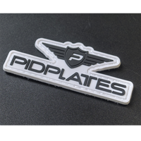 Logo personnalisé 3D relief PVC patchs en silicone crochet en caoutchouc boucle vêtements de plein air porte-clés Style animal personnalisable Logo privé