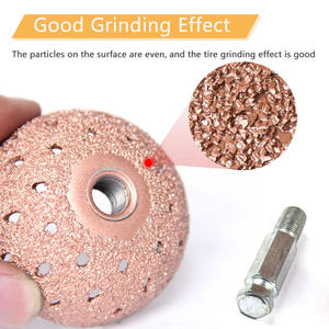 Tête de meule de polissage en acier au tungstène de type bol pour la réparation et le meulage des pneus - Product Image 3