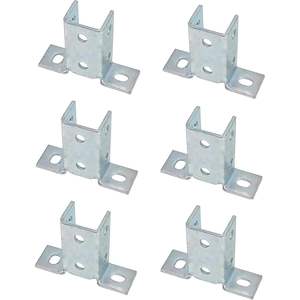 Connecteur robuste MISA à 8 trous en forme d'aile, à 90 degrés, pour profil en U de 1, 5 et 8 pouces, en acier allié, raccord d'angle industriel - Product Image 2