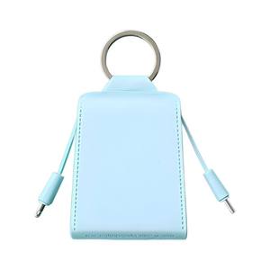 El Nuevo Mini Power Bank de Emergencia con Llavero Viene con Soporte de Cable Dual para Carga de Teléfonos Móviles. Promoción de Regalos de Cuero - Product Image 5