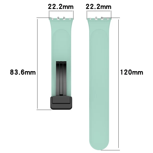 Fashion Quick Release Silicone Watch Strap Magnetic Buckle Attraction Watch Strap for Samsung Galaxy Fit 3