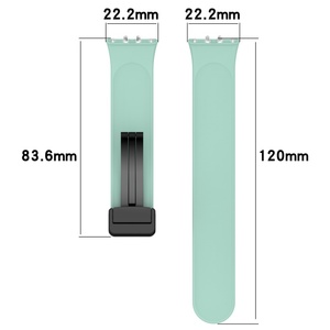 Bracelet de montre en silicone à dégagement rapide à la mode Bracelet de montre d'attraction à boucle magnétique pour <span class=keywords><strong>Samsung</strong></span> <span class=keywords><strong>Galaxy</strong></span> <span class=keywords><strong>Fit</strong></span> <span class=keywords><strong>3</strong></span> - Product Image 5