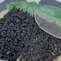 Lots de Cheveux Naturels Vietnamiens de Grade 12A 15A, 10-30 Pouces, Cheveux Humains Bouclés Birmans Alignés dans le Sens des Cuticules avec Closure HD 13x4