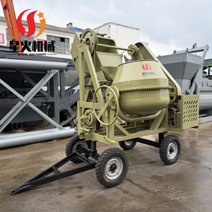Mezcladora de Concreto de Diseño Compacto con Motor de Gasolina, Guincho y Elevador, Montaje Rápido, Tolva <span class=keywords><strong>Desmontable</strong></span> Portátil - Product Image 5