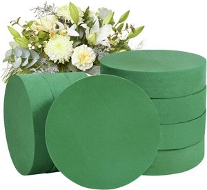 Bloques de <span class=keywords><strong>Espuma</strong></span> Floral Redondos, Ladrillos de <span class=keywords><strong>Espuma</strong></span> EPE Resistentes al Agua y a los Impactos para Arreglos Florales y Bodas - Product Image 1