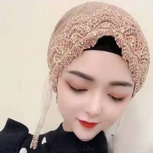 Chapeau YASEEN élégant en soie de couleur unie, écologique, respirant, toutes saisons, pour cérémonies et événements, couvre-chef pour femmes - Product Image 1