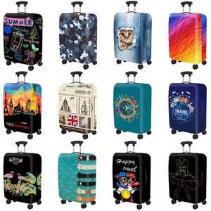 Funda Protectora para Maleta 2025, Gruesa, Impermeable, Antipolvo, de Poliéster Elástico, con Estampados de Animales, Lavable - Product Image 1