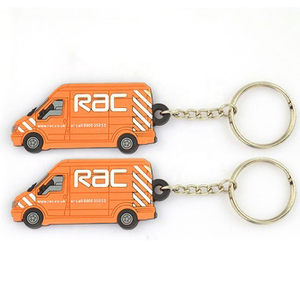 LLavero de goma Pvc con forma de camión, llavero personalizado con todos los diseños, autobús escolar, regalo promocional - Product Image 1