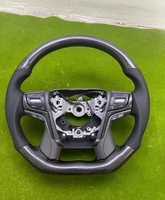 Volant de voiture en fibre de carbone brillant pour TOYOTA PRADO 2017-2020
