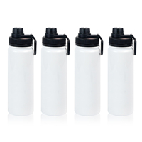 야외 승화 스트레이트 18 oz 22 oz 32 oz 텀블러 뚜껑 여행 더블 벽 절연 스테인레스 스틸 스포츠 물병
