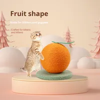 Griffoir durable pour chat et structure d'escalade interactive en forme de cocotier avec matériau en sisal pour chats de petite et moyenne taille