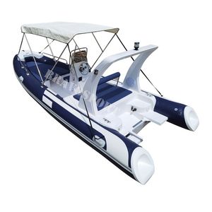 20 Foot Heytex Heavy Duty Thermal Welded Pvc Fiberglass Flat Bottom Inflatable Rib 600 <strong>Boat</strong> <strong>for</strong> <strong>Sale</strong> <strong>UK</strong> - Product Image 3