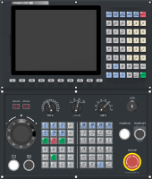 Controlador CNC de Alta Calidad FINGER CNC 400TB3-H de 10.4 Pulgadas con Sistema Operativo Linux, 2-6 Ejes, Compatible con Máquinas de Torneado y Fresado, 8GB de Programa