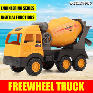 Camion mélangeur à béton miniature pour enfants, jouet pour garçons, roues libres - Product Image 2