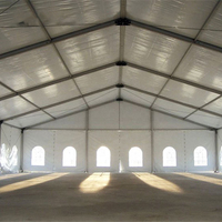 Tente de réception transparente de luxe personnalisée TENTCHO pour événements extérieurs, mariages, 20x40, 30x50, grande tente commerciale transparente pour mariage