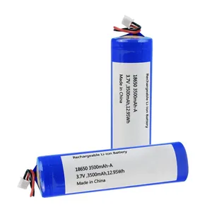 锂离子1S1P 3.7V 3450毫安时电池组18650电池3500毫安时可充电电池锂3.7v 3500毫安时