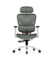 Fauteuil de bureau ergonomique de luxe contemporain en maille à dossier haut, avec accoudoirs 3D en PU, pivotant et réglable, pour ordinateur de direction - Vente en gros
