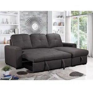 Modern 2Seater Genuine Leather Or Fabric Manual Recliner Sofa Bed Set Reclining For Living Room Furniture