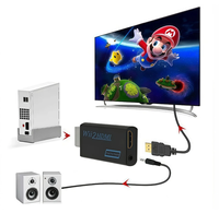 Adaptateur Wii vers HDMI Plug and Play 1080P 60Hz avec sortie audio 3,5 mm pour console Wii PAL NTSC, directement de l'usine