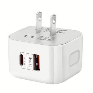 Super Fast Charging 20W PD Charger Type c +QC3.0 USB Mobile Phone <b>Adapter</b> US EU UK <b>Plug</b> - Product Image 4