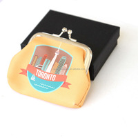 Mini portefeuilles en cuir souvenir de Toronto avec logo personnalisé imprimé
