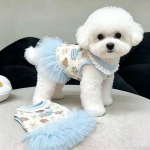 Robe bouffante en tulle style princesse d'été avec imprimé dessin animé mignon en peluche <span class=keywords><strong>pour</strong></span> chiens de compagnie - Product Image 2