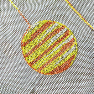 דלת מסך קישוטי קיץ מודרני דלת מסך פוליאסטר רקום, תבניות מגוון דלתות מגנטיות - Product Image 4