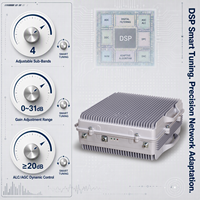 Amplificador de Señal 5G Tri-Banda de Alta Potencia 37dBm, Ganancia de 35dB, Sintonización DSP, IP65 para Exteriores, GSM LTE 900 1800 2100