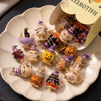 Figurines en résine peintes à la main d'œufs de Pâques, de lapins et de gnomes, décorations pour la maison, accessoires de pendentifs DIY.