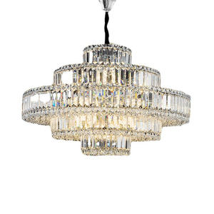 Lustre moderne en cristal <span class=keywords><strong>TYSON</strong></span> Gold pour salon, luminaire suspendu de luxe - Product Image 6
