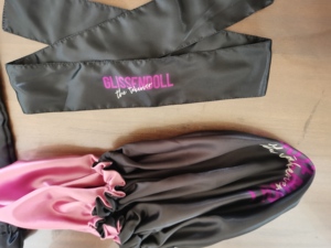 Bonnet de nuit en satin double couche réversible personnalisable avec logo, ajustable, pour femme et homme – Vente en gros - Product Image 4