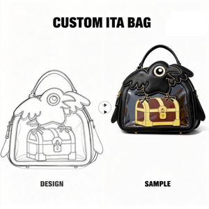 Bolso Ita Personalizado para Fans de Comics, Diseño 3D Pop Art Explosion, Mini Bolso Transparente, Regalo Perfecto para Coleccionistas de Pins y Badges - Product Image 3