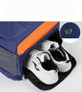 Unisex Sports <b>Laptop</b> <b>Backpack</b> for Soccer and Racket Use Polyester Material Zipper Closure Locally Made in Vietnam - Product Image 4