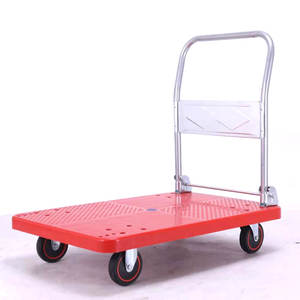 मंच और <span class=keywords><strong>fordable</strong></span> हाथ संचालित लिफ्ट ट्रक और एक संभाल के साथ हाथ ट्राली - Product Image 5