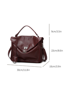 Bolsos cruzados de diseño con logotipo personalizado, bolsos de hombro de cuero PU, bolsos de mano informales de lujo para mujer, bolsos de mano, Saque Pour Femme - Product Image 4