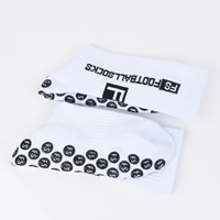 Chaussettes de football pour jeunes SHEINTEMU FS en nylon, séchage rapide, anti-transpiration, anti-odeur, antidérapantes