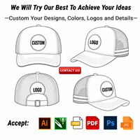 Gorras Trucker con Logotipo Personalizado al por Mayor, Gorra de Béisbol con Malla Trasera, Regalo Promocional, Gorra con Correa Ajustable y Parche Redondo para Deportes