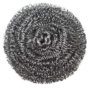Estropajo de Acero Inoxidable Redondo Negro, Herramienta para Lavar Platos, Estropajo de Lana de Acero, Almohadilla de Limpieza - Product Image 1