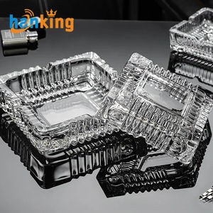 Cendrier en verre Ehanking, cendrier portable pour la maison, porte-cigares, cendrier créatif, décoration de bureau, salon, accessoires pour fumeurs - Product Image 4