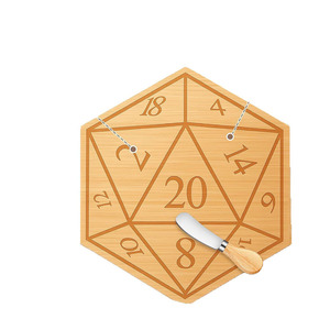 Juego <span class=keywords><strong>de</strong></span> Tabla <span class=keywords><strong>de</strong></span> Quesos <span class=keywords><strong>de</strong></span> Madera con Forma <span class=keywords><strong>de</strong></span> Dado D20 con Cuchillo, Regalo para Jugadores <span class=keywords><strong>de</strong></span> RPG, Plato <span class=keywords><strong>de</strong></span> Charcutería para <span class=keywords><strong>Noche</strong></span> <span class=keywords><strong>de</strong></span> Juegos - Product Image 6