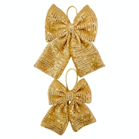 Accessoires de Noël faits à la main, nœuds décoratifs à paillettes pour la décoration de la maison et les fêtes