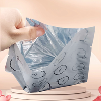 Logo personnalisé fermeture éclair hologramme mylar emballage PE boîte aveugle en plastique alimentaire feuille d'aluminium sac avec design personnalisé