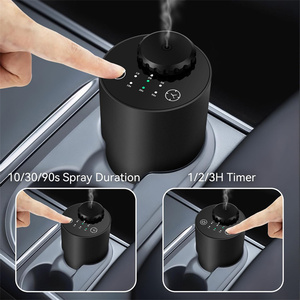 Pin hoạt động không dây màu đen hợp kim nhôm hương liệu khuếch tán 3 sương mù cấp không cần nước khuếch tán hương thơm khuếch tán - Product Image 4